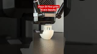 Flsun S1 first print benchy 3dprinting [upl. by Derrej]