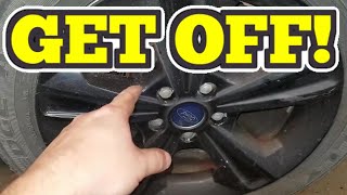 This Is How Easy It Is To Remove Wheel Covers [upl. by Ecirrehs532]