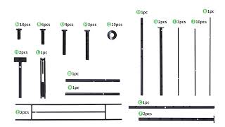 NF10014 Novilla Bed Frame Installation Instruction [upl. by Ariahs]