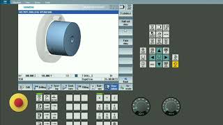 DRILLING OPERATION BY CNC SIEMENS CONTROL WITH DWELL TIMEG04 HOW TO USE DWELL TIME IN SIEMENS [upl. by Merv951]