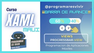 ✅XAML Tutorial Español ➡【38】 ¡CONTROL BARRA DE AVANCE PROGRESSBAR VIEWS [upl. by Claudina]