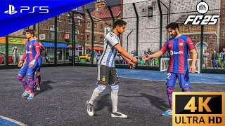 FC25  Barcelona Vs Argentina  4V4 Rush Volta Football [upl. by Fleming]