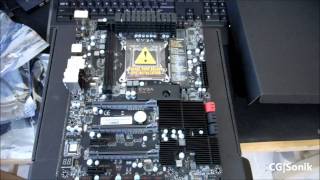 EVGA X79 SLI Motherboard Unboxing [upl. by Limoli246]