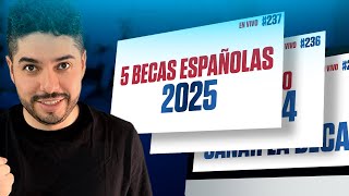 Las mejores becas españolas 2025 Omar Llerena [upl. by Somerset]