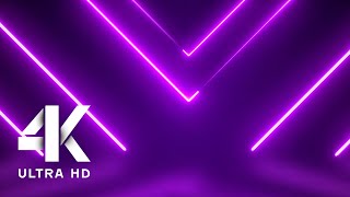 Violet Neon Party Background  Screensaver [upl. by Wack]