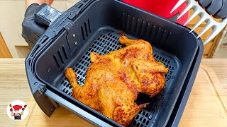 Como Fazer um Frango Inteiro Assado na Airfryer [upl. by Katina20]