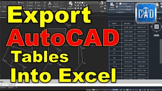 How to export coordinates from autocad to excel  Cadreader [upl. by Giess]