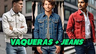 Combinaciones de SACO VAQUERO  PANTALÓN DE MEZCLILLA 4 consejos para hombre estilo denim [upl. by Sabrina]