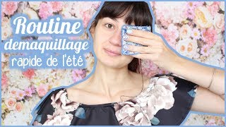 🛁 ROUTINE DÉMAQUILLAGE rapide zéro déchet pour lété [upl. by Andras]