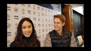 Madison Chock and Evan Bates Interview [upl. by Felise]