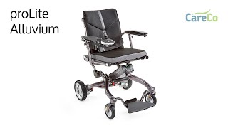 proLite Alluvium Folding Electric Wheelchair [upl. by Alsi]