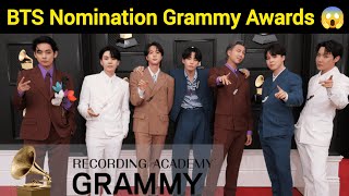 BTS Grammy Nomination 😱 BTS Grammy Awards BTS videos bts btsgrammy kpop [upl. by Niveb]