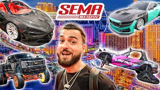 Our First Time at SEMA It’s INSANE [upl. by Earazed]