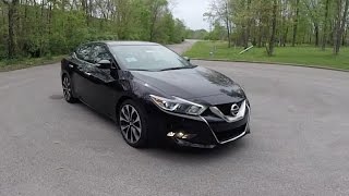 2016 Nissan Maxima SRWalkAround VideoInDepth Review [upl. by Estrin330]