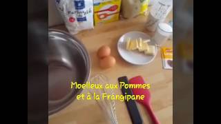 Recette Gâteau Moelleux aux pommes à la Frangipane [upl. by Nomaid]