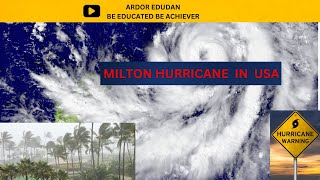 MILTON CYCLONE  MILTON IN FLORIDA TROPICAL CYCLONE  CYCLONE CATEGORY  CAT5 CYCLONE FORMATION [upl. by Litnahs749]