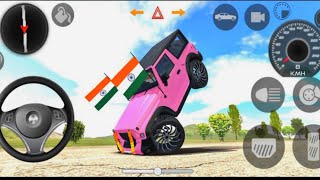 Dollar Song Modidied Mahindra White Pink Thar 👿  Indian Car Simulator 3d  Android Gameplay [upl. by Reviel]