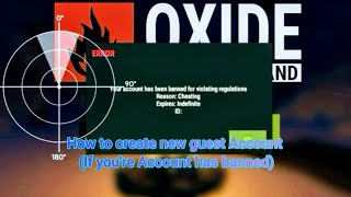 How To Create New guest Account On Oxide Survival Island Game No Hack  RB Gaming oxide [upl. by Hacissej]