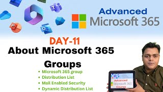 What are Microsoft 365 groups  Microsoft 365 group  Distribution list Mail Enabled Security Group [upl. by Atnwahs]