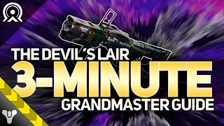 DEVILS LAIR FARM  3Minute Grandmaster Walkthrough destiny2 guide easy [upl. by Adrianna]