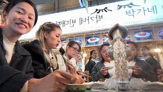 Gwangjang Market Seoul [upl. by Abagael]