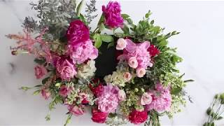 How to Make an Sympathy Urn Floral Arrangement Using Serenity by Syndicates Cage amp Round Riser [upl. by Nnylirej]