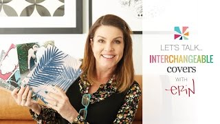 Erin Condren Lets Talk Interchangeable Covers 2017 [upl. by Cross]