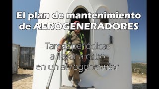 AEROGENERADOR PLAN DE MANTENIMIENTO COMPLETO Y DETALLADO [upl. by Yesnil]