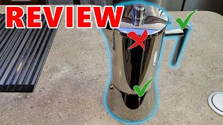 Easyworkz Diego Stovetop Espresso Maker Review [upl. by Zashin]