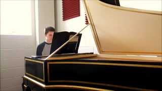 JS Bach Prelude in C BWV 846 on harpsichord with lute stop [upl. by Avron]