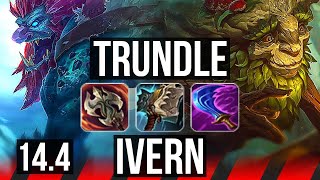 TRUNDLE vs IVERN TOP  9 solo kills Rank 15 Trundle  TR Challenger  144 [upl. by Spike]