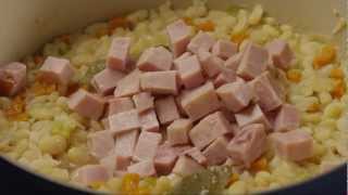 How to Make Ham and Bean Soup  Allrecipescom [upl. by Ahsirkal973]