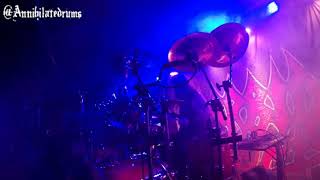 Scotty Fuller  Morbid Angel quotPrayer of Hatredquot Drum Cam live on the Decibel Magazine Tour 2019 [upl. by Nivlek]