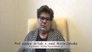 Jak przebiega leczenie depresji  psychiatra prof Maria Załuska  PsychoMedicpl [upl. by Yelsnia611]