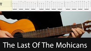 The Last Of The Mohicans Guitar Lesson With Tabs [upl. by Aiem]