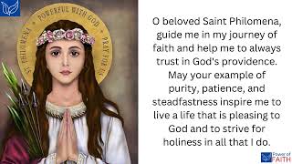 Prayer to Saint Philomena the Wonder Worker [upl. by Animsaj423]