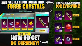 Get Free Materials  Free Premium Crates  Free Mythic Forge Coins  Free AG Currency  PUBGM [upl. by Anelac]