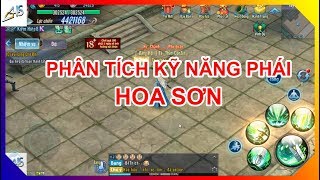 VLTK Mobile  Phân tích kỹ năng phái Hoa Sơn  Hoa Sơn Kiếm Hội [upl. by Peggir]