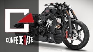 P51 Combat Fighter by Confederate  Motorcycle Concept Custom Review [upl. by Kessler761]