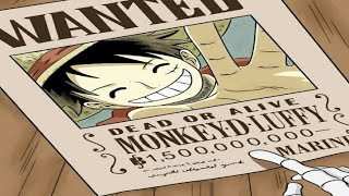 Kenaikan harga buronan luffy meroket  Harga buronan luffy menjadi 15 miliar [upl. by Karilynn]