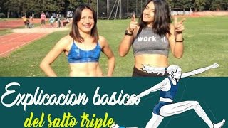 ¡EXPLICACIÓN BÁSICA DEL SALTO TRIPLE [upl. by Hapte]