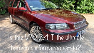 Volvo V70 24 T Manual Estate Review  Glorious 5 Cylinder 200bhp Sound [upl. by Dermott305]