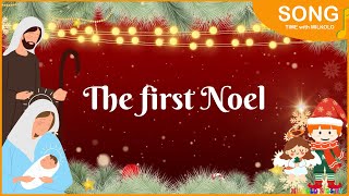 The First Noel with Lyrics  Christmas Songs and Carols  Milkolo Kids TV music christmassongs [upl. by Surtimed]