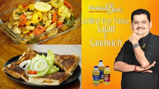 Venkatesh Bhat makes Grilled Veg Pasta Salad and Sandwich  Recipe in Tamil  Pasta salad  sandwich [upl. by Losyram]