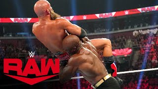 Bobby Lashley vs Ciampa — United States Championship Match Raw Aug 8 2022 [upl. by Chelsey]