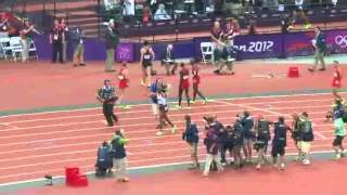 5000m Olympic final Mo Farah Victory [upl. by Anyehs59]