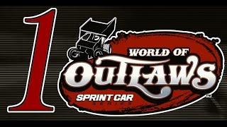 World of Outlaws Sprint Cars 1 [upl. by Betteanne579]