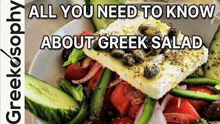 How To Make An Authentic Greek Salad Horiatiki [upl. by Acsot]