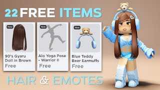 NEW FREE ITEMS YOU MUST GET IN ROBLOX😍💕 COMPILATION [upl. by Sivolc]