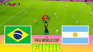 BRAZIL vs ARGENTINA  Final FIFA World Cup 2026  Full Match All Goals  Football Green Match [upl. by Supen]